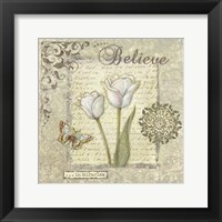 Word Inspiration III Framed Print