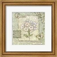 Framed 'Word Inspiration IV' border=