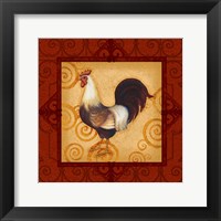 Framed Decorative Rooster II