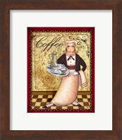 Framed 'Chefs Bon Appetit I' border=