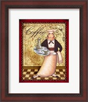 Framed 'Chefs Bon Appetit I' border=