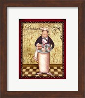 Framed 'Chefs Bon Appetit II' border=