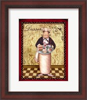 Framed 'Chefs Bon Appetit II' border=