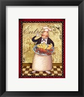 Framed 'Chefs Bon Appetit III' border=