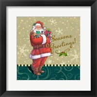 Framed Classic Santa I