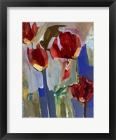 Framed Painterly Tulips I