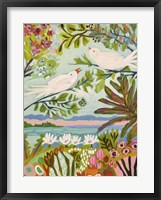 Birds in the Garden I Framed Print