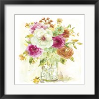 Framed 'Garden Jar IV' border=