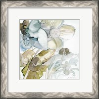 Framed 'Seaglass Garden III' border=