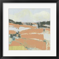 Framed 'Coral Fields II' border=