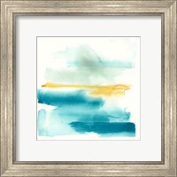 Framed 'Liquid Horizon II' border=