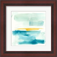 Framed 'Liquid Horizon IV' border=