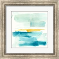 Framed 'Liquid Horizon IV' border=