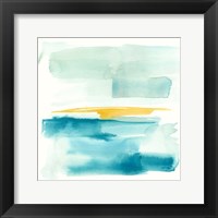 Liquid Horizon IV Framed Print