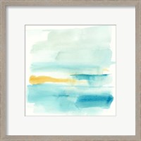 Framed 'Liquid Horizon VI' border=