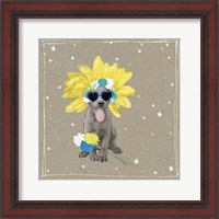 Framed 'Fancypants Wacky Dogs VI' border=