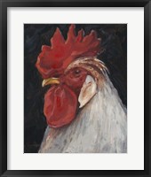 Rooster Portrait II Framed Print