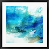 Ephemeral Blue I Framed Print