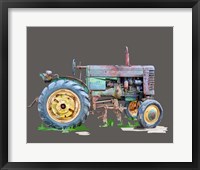 Framed Vintage Tractor VIII
