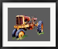 Framed Vintage Tractor IX