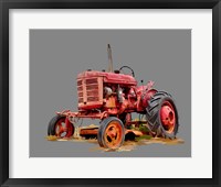 Framed Vintage Tractor XIII