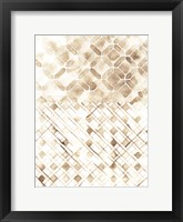 Sepia Madras I Framed Print