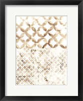 Sepia Madras IV Framed Print