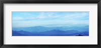 Framed Misty Mountains III