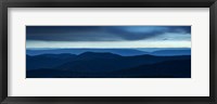 Framed Misty Mountains VI