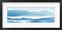 Framed Misty Mountains XI