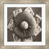 Framed 'Baseball Nostalgia III' border=