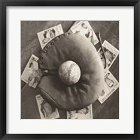 Baseball Nostalgia III Framed Print