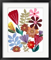 Bright Floral I Framed Print