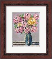 Framed 'Feisty Floral I' border=