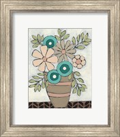 Framed 'Mid Summer Bouquet I' border=