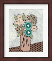 Framed 'Mid Summer Bouquet III' border=