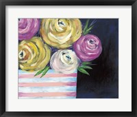 Framed Cotton Candy Floral II