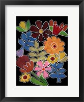 Layered Floral II Framed Print