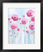 Pink Florets I Framed Print