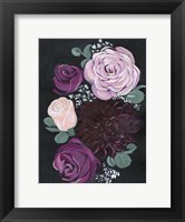 Framed Dark & Dreamy Floral II