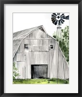 Weathered Barn II Framed Print