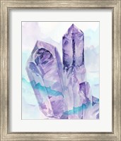 Framed 'Crystal Facets I' border=