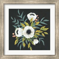 Framed 'Anemone Posy II' border=