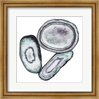 Framed 'Geode Gems IV' border=