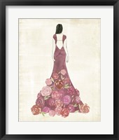 Garland Gown I Framed Print