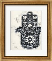 Framed 'Day Hamsa II' border=