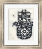 Framed 'Day Hamsa II' border=