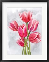 Tulip Tangle I Framed Print