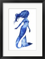 Framed Blue Sirena II