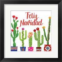 Navidad Tropical I Framed Print